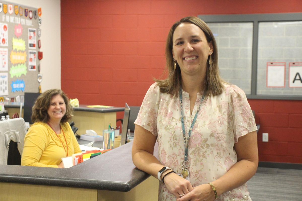 New PTHS Guidance Counselor Mrs. Kottner and Counseling Office Secretary Mrs. Vamossy.